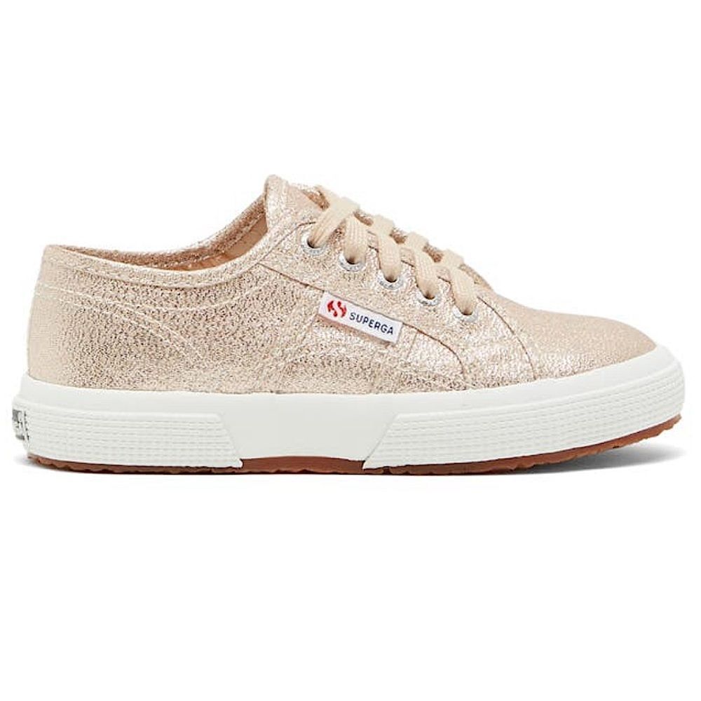 SUPERGA Sneakers Cotmetu Rose Gold Metallic Tennis Shoes EU Size 38 US Size 7.5